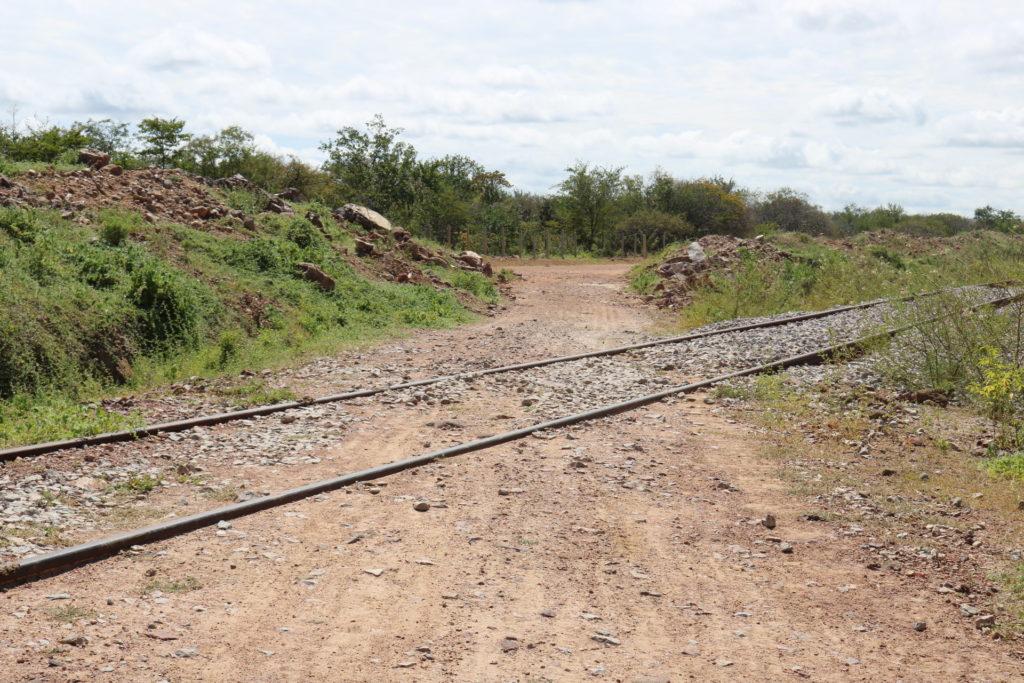 TMA- (1) Ferrovia transnordestina cortando estradas na região de Curral Novo-PI