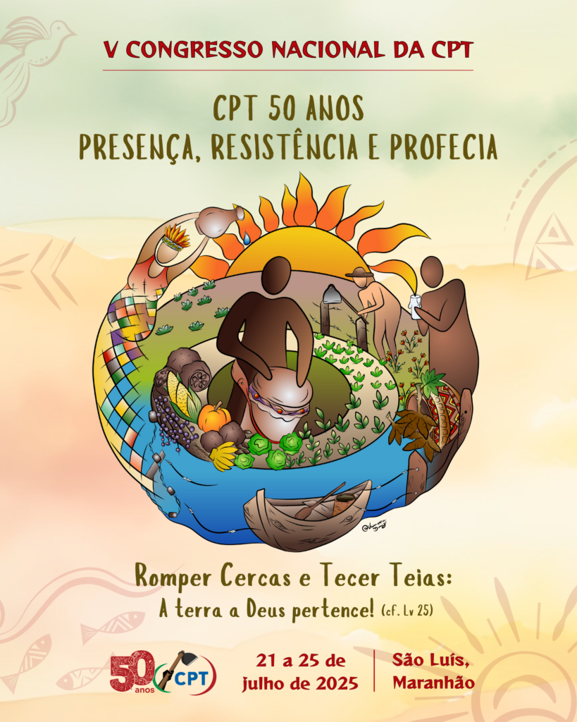 V Congresso Nacional da CPT acontece em julho de 2025, em São Luís (MA)